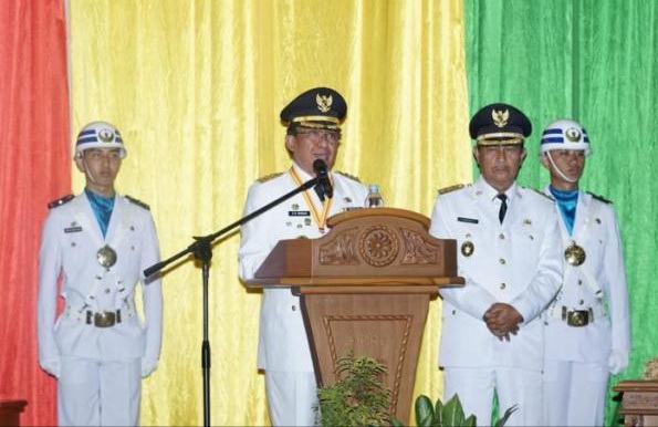 Paripurna Istimewa, HM Wardan-Syamsudin Uti Sampaikan Visi Misi